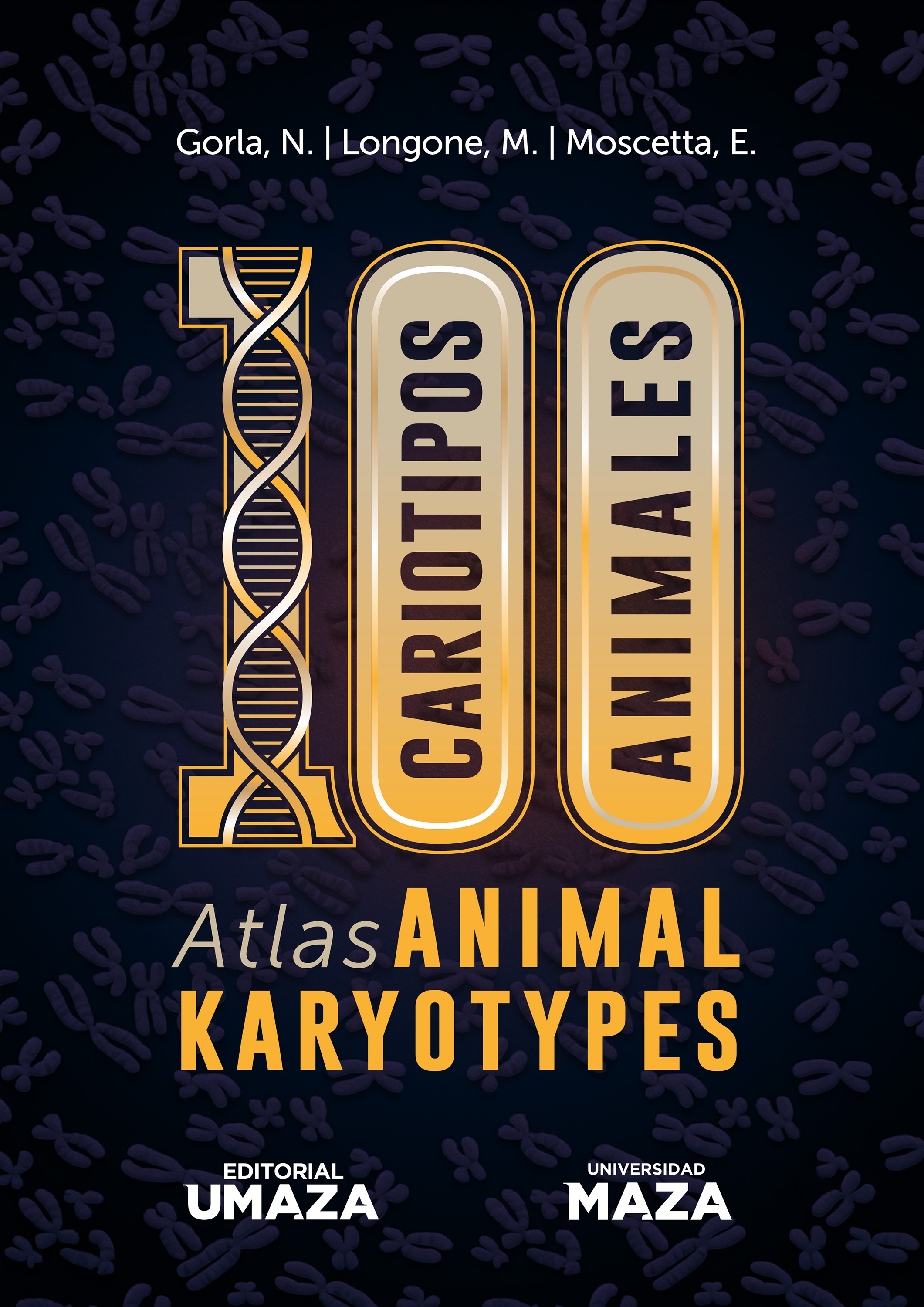 Tapa del libro Atlas: 100 Cariotipos Animales